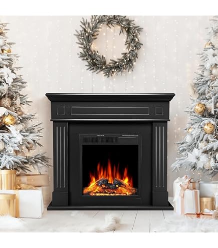 Amazon.com: Cambridge Seville 47'' Freestanding Electric Fireplace